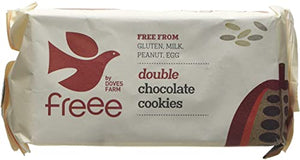 DOVES FARM Double Chocolate Cookies 180g (PACK OF 4)